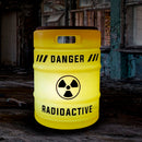 Banco Iluminado Radioactive Porta Objetos Tampo Madeira Bivolt Amarelo
