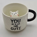 Xícara You Are So Cute 220ml Coffee With Cat