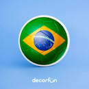 Luminária de Parede Decoração Bar Arandela Bola do Brasil Bivolt