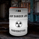 Banco Iluminado Radioactive Porta Objetos Tampo Madeira Bivolt Branco
