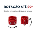 Aromatizador Difusor Elétrico de Essências Love Aromas Bivolt Vermelho