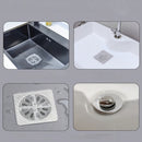 6pcs Nylon Drain Strainer Covers - Hair & Fly Stopper, Odor Prevention for Bathroom Sinks