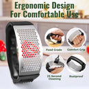 Buyyes picador de alho em aço inoxidável, pasta de alho, ferramenta fácil de espremer, prensa de alho, balancim para esmagar utensílios de cozinha