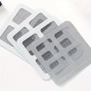 6pcs Nylon Drain Strainer Covers - Hair & Fly Stopper, Odor Prevention for Bathroom Sinks