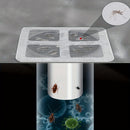 6pcs Nylon Drain Strainer Covers - Hair & Fly Stopper, Odor Prevention for Bathroom Sinks